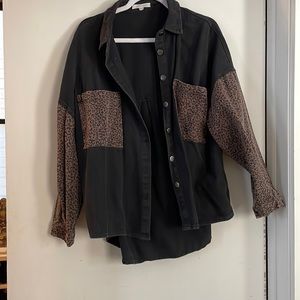 12th Tribe Demin Shacket